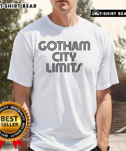 Premium Gotham City Limit T-Shirt featuring a stylish design, perfect for fans of the iconic city and superhero culture.