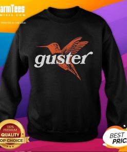 Premium Guster Hummingbird Sweatshirt featuring vibrant hummingbird design on cozy fabric, perfect for casual wear.