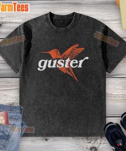 Premium Guster Hummingbird Washed T-Shirt in vibrant colors, showcasing a stylish design for casual wear.