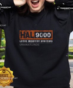 Premium HAL 9000 distressed classic sweatshirt featuring iconic design, perfect for sci-fi fans and casual wear.