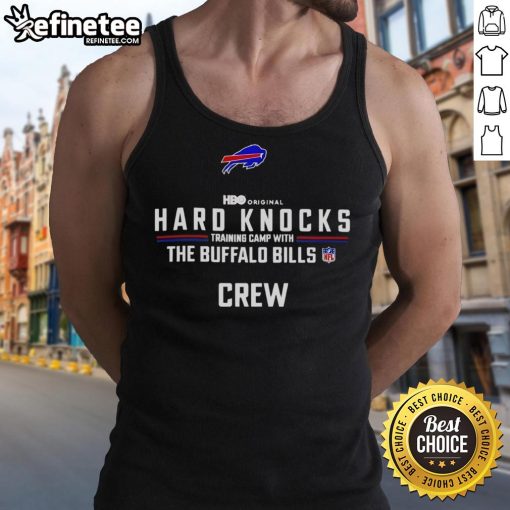 Premium Hard Knocks Training Camp with the Buffalo Bills crew tank top featuring vibrant graphics and team spirit.