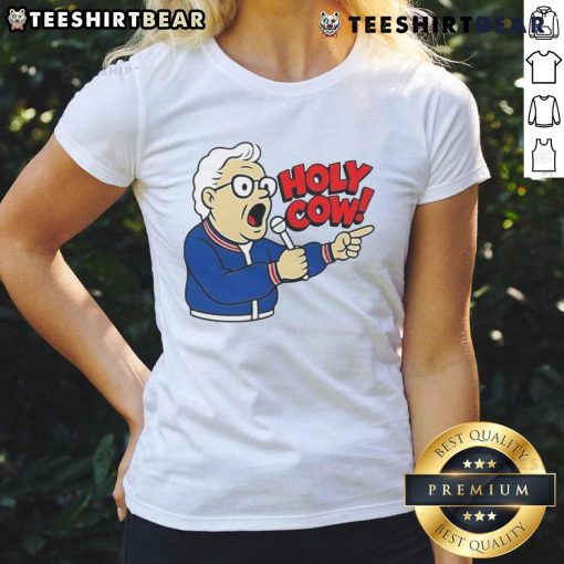 Premium Harry Caray Holy Cow Legend Cubs Ladies Tee featuring vibrant design for passionate Chicago Cubs fans.