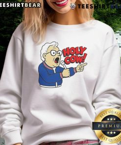 Alt Text: Premium Harry Caray Holy Cow Legend Cubs Sweatshirt featuring a classic design for Chicago Cubs fans.