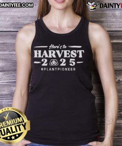 Premium Here's To Harvest 2025 Tank Top featuring a stylish design for a trendy autumn look.