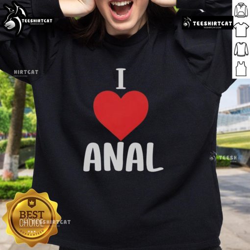 Premium I Love Anal Big Lenny Sweatshirt featuring a bold graphic design, perfect for casual wear and humor lovers.