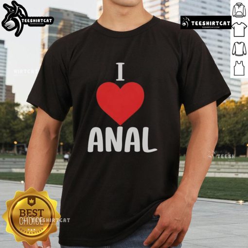 Premium I Love Anal Big Lenny T-Shirt featuring bold graphic design for humor and style, perfect for casual wear.