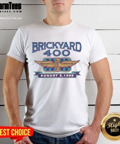 Premium Indianapolis Speedway Brickyard 400 1995 T-Shirt featuring vintage racing graphics and classic design.