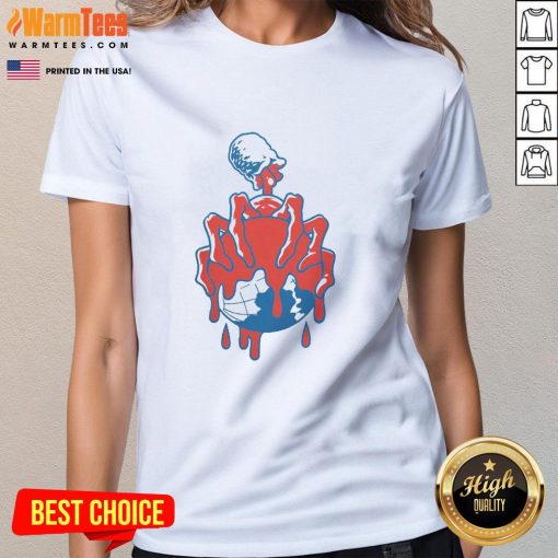 Premium Infect The Earth ladies tee featuring a stylish design and comfortable fit for eco-conscious fashion lovers.