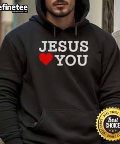 Premium Jesus Love You Hoodie in soft fabric, featuring a vibrant graphic design, perfect for spreading love and faith.