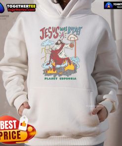 Premium Jesus Was A Bucket Jesus Basketball Hoodie featuring a bold graphic for basketball enthusiasts and fans.