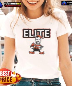 Premium Joe Flacco Elite Cleveland Browns Football Elfe Ladies Tee in stylish design, perfect for fans and casual wear.