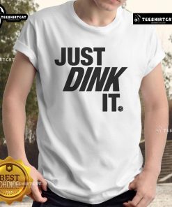Premium Just Dink It Pickleball T-Shirt in vibrant colors, perfect for pickleball enthusiasts and casual wear.