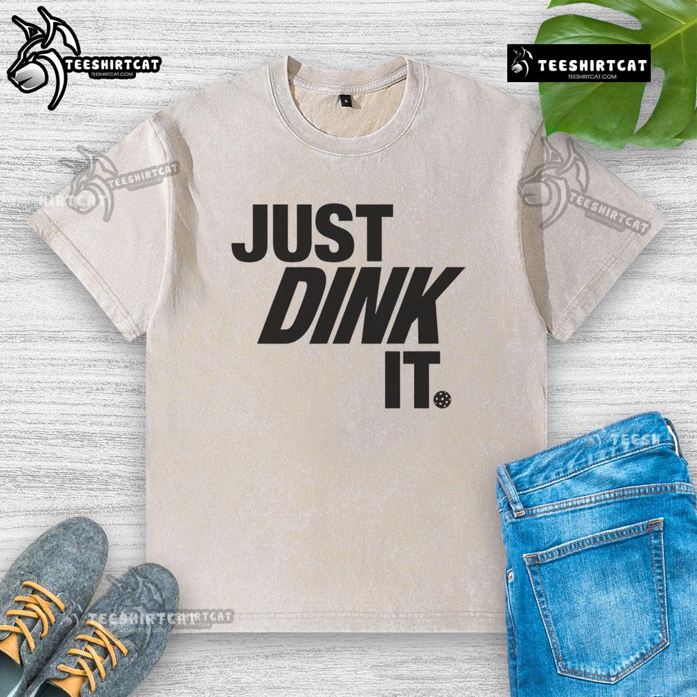 Premium Just Dink It Pickleball Washed T Shirt Premium Just Dink It Pickleball washed t-shirt in vibrant colors, perfect for pickleball enthusiasts and casual wear.