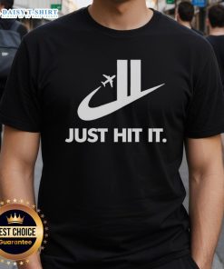 Premium Just Hit It Shirt featuring Twin Towers design, commemorating 9/11 with a stylish tribute t-shirt.