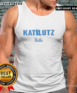 Premium Kat Lutz UCLA Women's Volleyball tank top featuring team colors and logo, perfect for fans and athletes.
