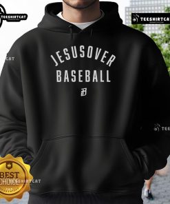 Premium Kyle Stowers Jesus Over Baseball Hoodie showcasing a stylish design perfect for fans and casual wear.