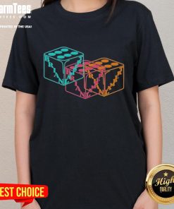 Premium Lambert Fiesta Brian Lambert Dice Ladies Tee featuring vibrant colors and stylish design for women's casual wear.