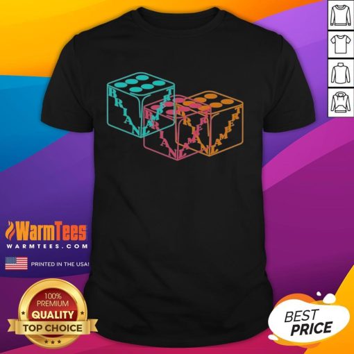 Premium Lambert Fiesta Brian Lambert Dice T-Shirt featuring vibrant colors and unique dice design, perfect for casual wear.
