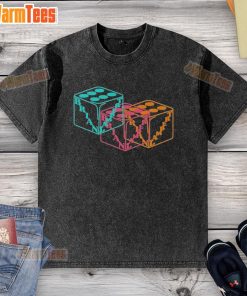 Premium Lambert Fiesta Brian Lambert Dice Washed T-Shirt in vibrant colors, showcasing a stylish and comfortable design.