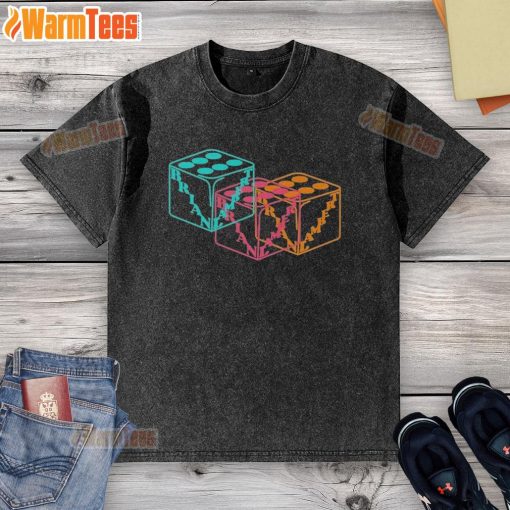 Premium Lambert Fiesta Brian Lambert Dice Washed T-Shirt in vibrant colors, showcasing a stylish and comfortable design.