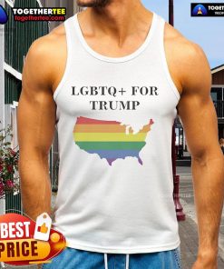 Premium LGBTQ for Trump state tank top featuring vibrant colors and bold design, perfect for expressing support and pride.