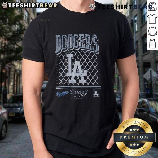 Premium Los Angeles Dodgers old school baseball t-shirt since 1958 featuring classic logo and vintage design.