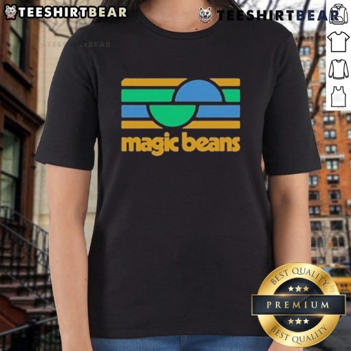 Premium Magic Beans Brazil Ladies Tee featuring vibrant graphic design and comfortable fit for casual wear.