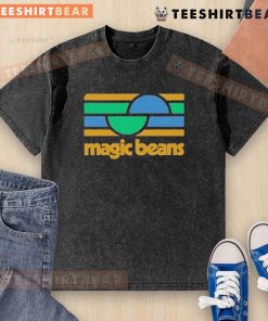 Premium Magic Beans Brazil Washed T-Shirt featuring a vibrant design and soft fabric, perfect for casual wear.