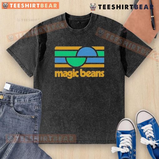Premium Magic Beans Brazil Washed T-Shirt featuring a vibrant design and soft fabric, perfect for casual wear.