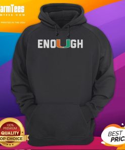Premium Miami DL Akheem Mesidor Enough Hoodie in vibrant colors, showcasing stylish design and comfortable fit.