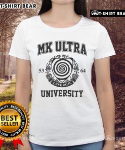 Premium MK Ultra University Ladies Tee featuring stylish design and comfortable fit for casual wear.
