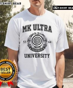 Premium Mk Ultra University T-Shirt featuring a stylish design, perfect for fans of unique college apparel.