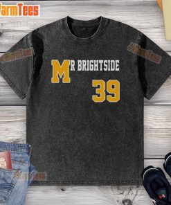 Premium Mr. Brightside 39 Washed T-Shirt in soft fabric, featuring a stylish design, perfect for casual wear.