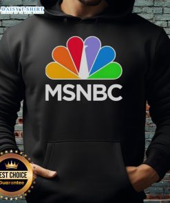 Premium MSNBC Logo Classic Hoodie featuring a stylish design, perfect for fans of MSNBC and comfortable casual wear.