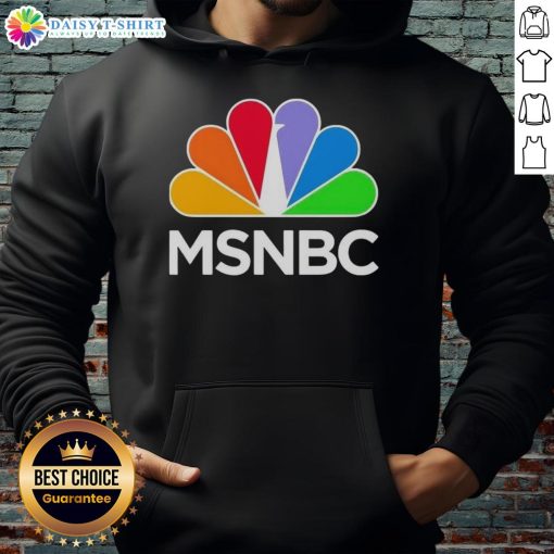 Premium MSNBC Logo Classic Hoodie featuring a stylish design, perfect for fans of MSNBC and comfortable casual wear.
