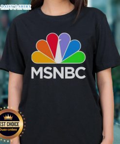 Premium MSNBC Logo Classic Ladies Tee featuring a stylish design perfect for fans of MSNBC.