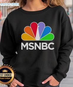 Classic sweatshirt featuring the Premium MSNBC logo, perfect for fans of news and stylish casual wear.