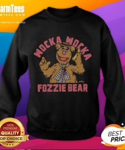 Premium Muppets Fozzie Bear Wocka Wocka Sweatshirt featuring vibrant colors and fun design, perfect for fans of the Muppets.