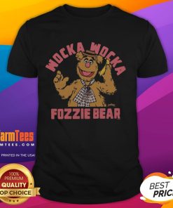 Premium Muppets Fozzie Bear Wocka Wocka T-Shirt featuring vibrant colors and fun design for fans of The Muppets.