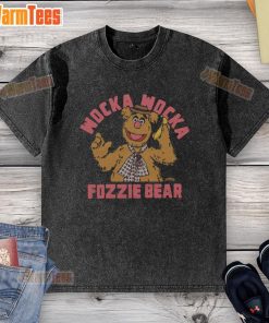 Premium Muppets Fozzie Bear Wocka Wocka washed t-shirt featuring vibrant colors and iconic character design.