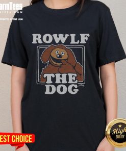 Premium Muppets Rowlf the Dog Ladies Tee featuring a fun graphic of Rowlf and stylish design for Muppets fans.