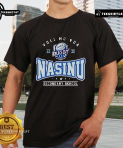 Premium Nasinu Secondary School Vuli Mo Vua 2025 T-Shirt featuring school colors and logo for students and alumni.