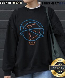 Alt Text: Premium New York Mets Neon Unisphere Sweatshirt featuring vibrant colors and team logo, perfect for fans.