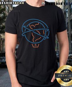 Premium New York Mets Neon Unisphere T-Shirt featuring vibrant colors and iconic team logo, perfect for fans.