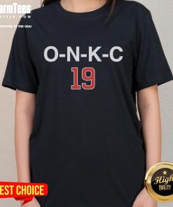 Premium O-N-K-C-19 Owen Caissie Chicago Cubs ladies tee in stylish design, perfect for female fans of the Cubs.