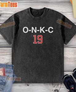 Alt Text: Premium Owen Caissie Chicago Cubs washed t-shirt featuring a vintage design and comfortable fit for fans.