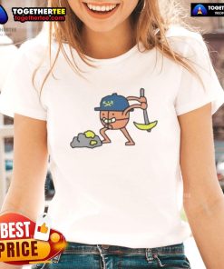 Premium paint Denver Nuggets basketball ladies tee featuring vibrant team colors and logo, perfect for fans and casual wear.