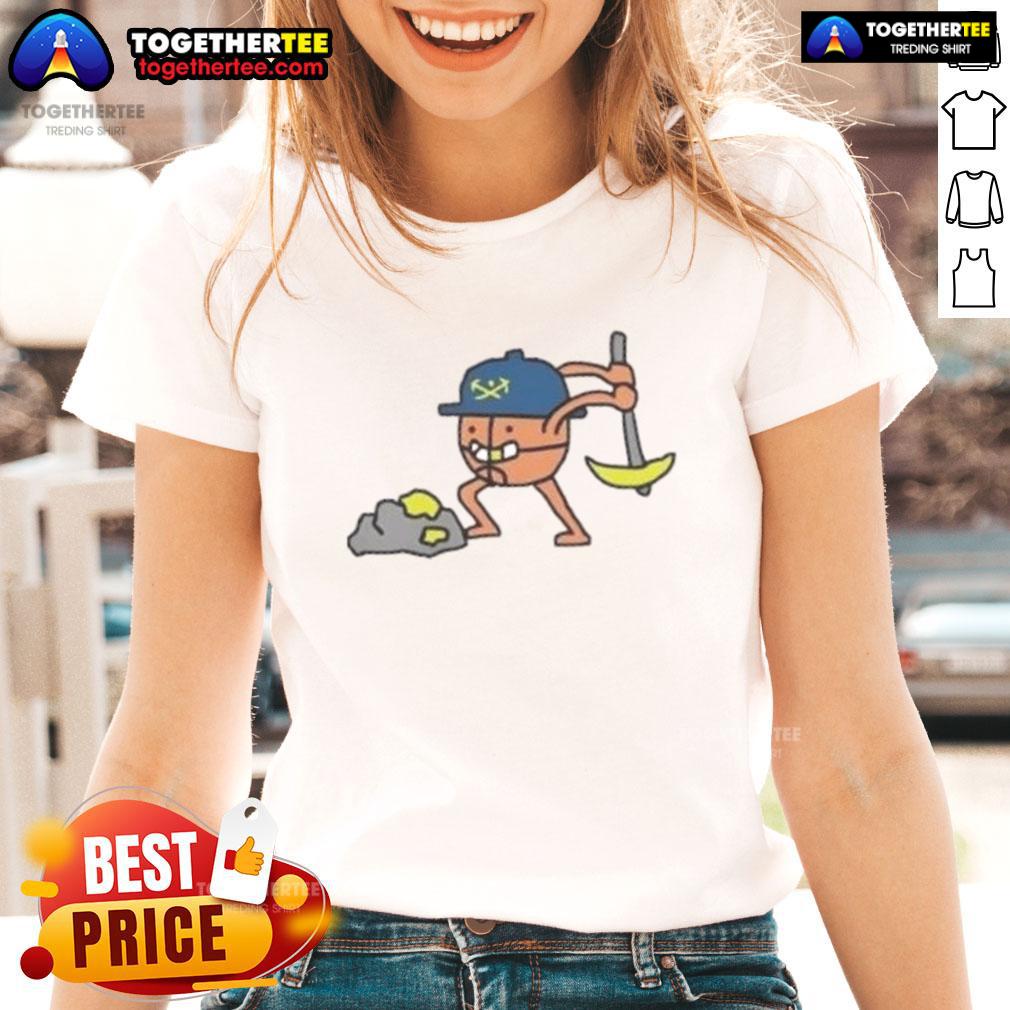 Premium Paint Denver Nuggets Basketball Ladies Tee Premium paint Denver Nuggets basketball ladies tee featuring vibrant team colors and logo, perfect for fans and casual wear.