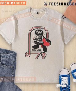 Alt Text: Premium Phantom Regiment The Line Washed T-Shirt in soft fabric with vibrant colors, perfect for fans and casual wear.