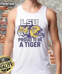 Premium Proud to Be a LSU Tigers Tank Top in vibrant colors, perfect for game day and showcasing team spirit.